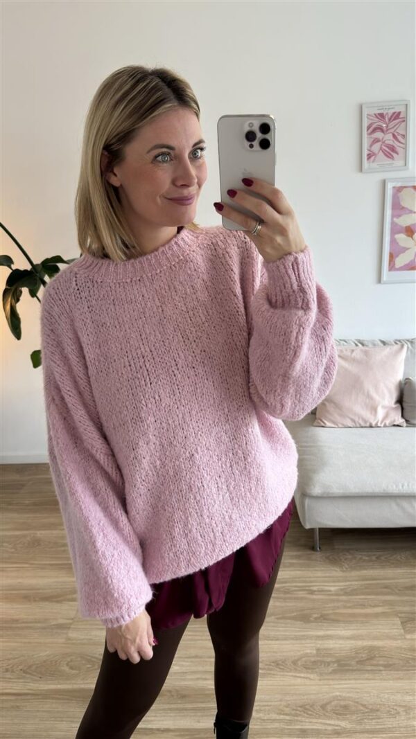 Kuschelpulli Greta rosa 1