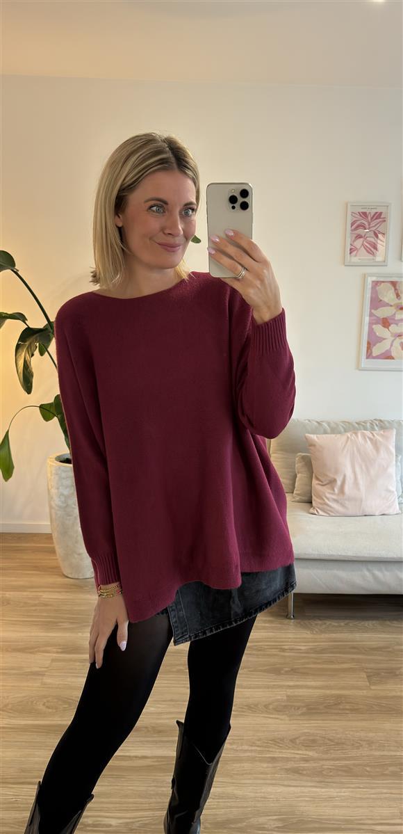 Pullover Solo bordeaus 1