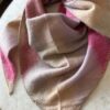 Schal say hi rosa-beige