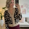 Cardigan leo kurz beige 1