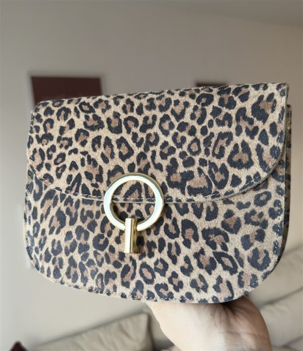 Wildledertasche Leolove beige