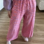 Musselinhose Leo summer lila 1