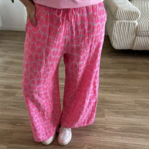 Musselinhose Leo summer rosa 1