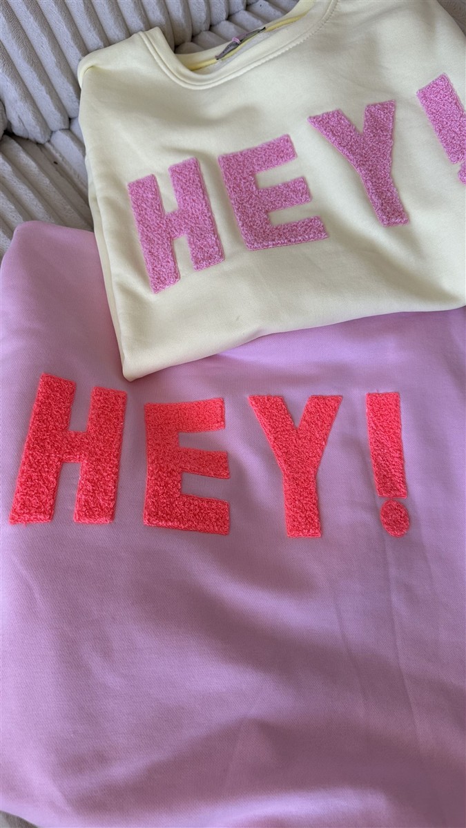 Sweater Hey gemischt