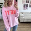 Sweater Hey rosa