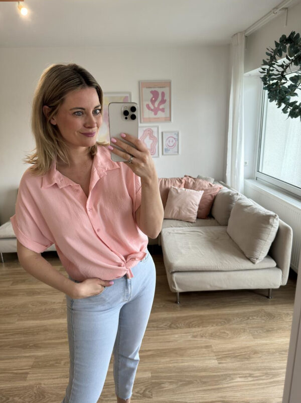 Bluse sunny rosa