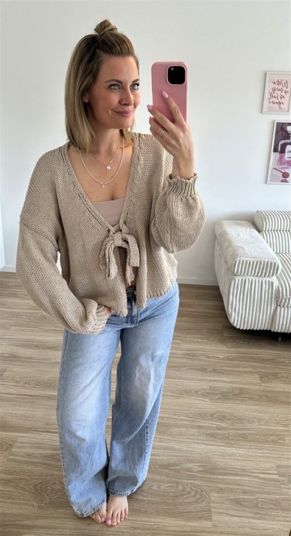 Cardigan Spring taupe