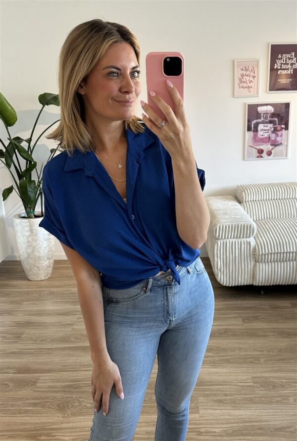 Bluse sunny royal blau