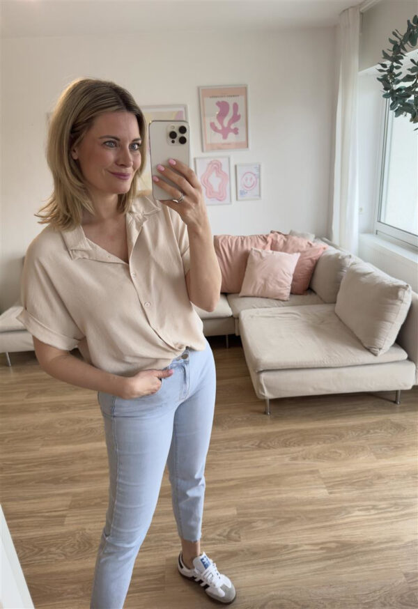 Bluse sunny beige