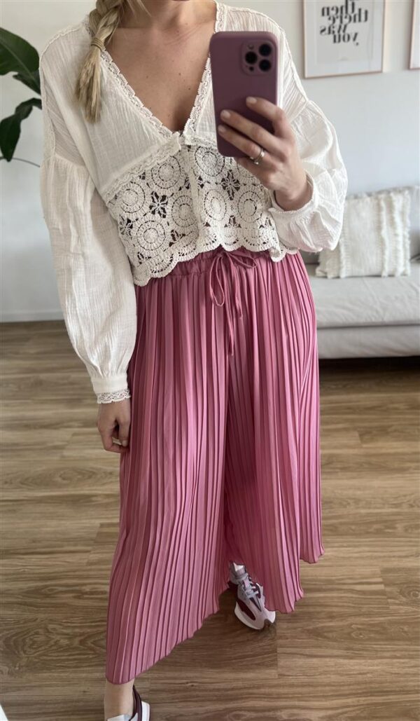 Sommerhose Plissee