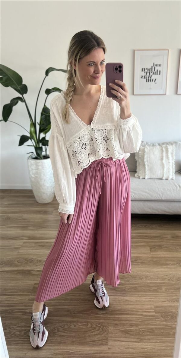 Plissee Hose Damen