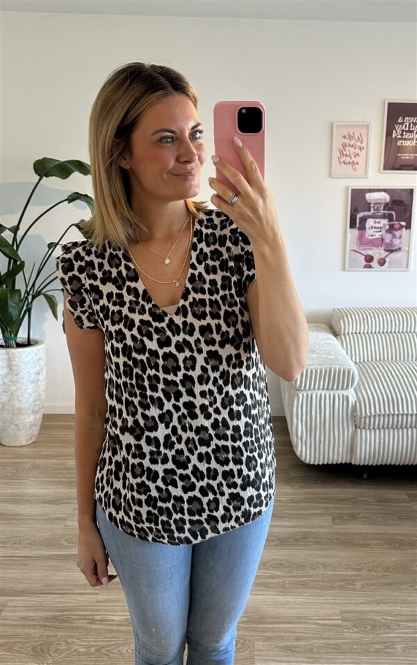 Musselinshirt beige