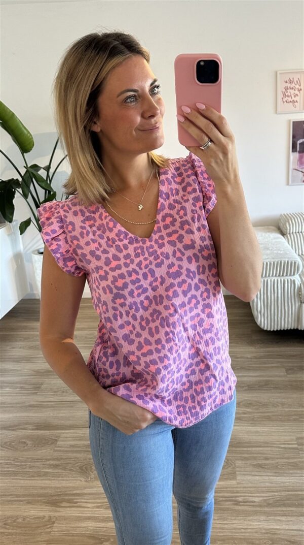 Musselinshirt rosa