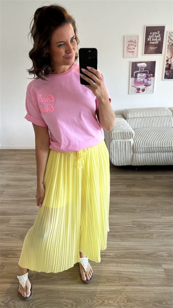 Plisseehose Summer gelb