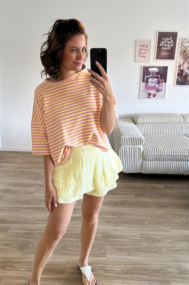 Musselin Hosenrock gelb 2