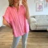 Musselinbluse rosa-pink 1