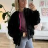 Bomberjacke schwarz 1
