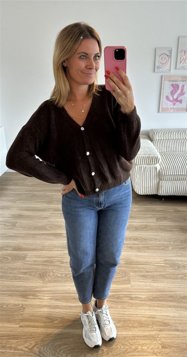 Strickjacke Clara braun 1