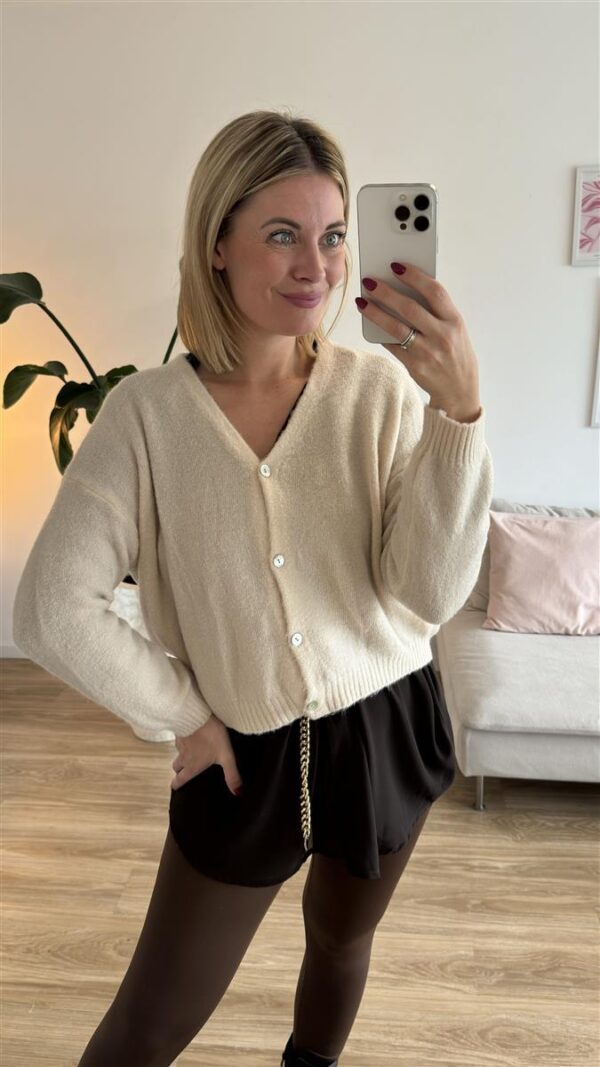 Strickjacke Clara beige 1