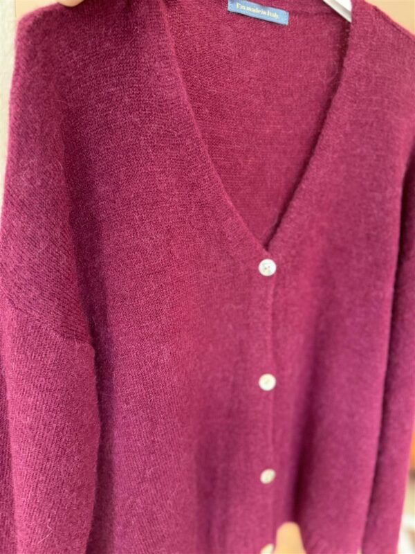 Strickjacke Clara bordeaux