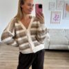 Strickjacke cloud beige