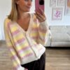 Strickjacke cloud rosa