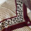 Kuschelschal leo bordeaux