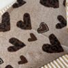 Kuschelschal Leo Herz beige