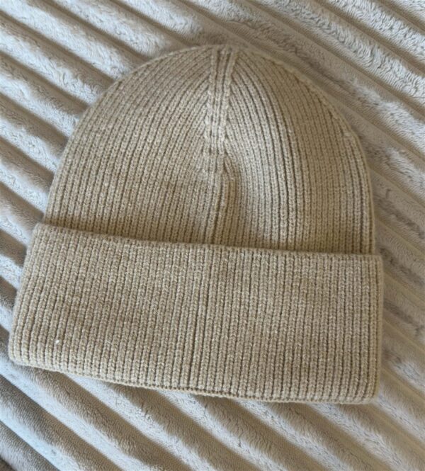 Mütze uni beige