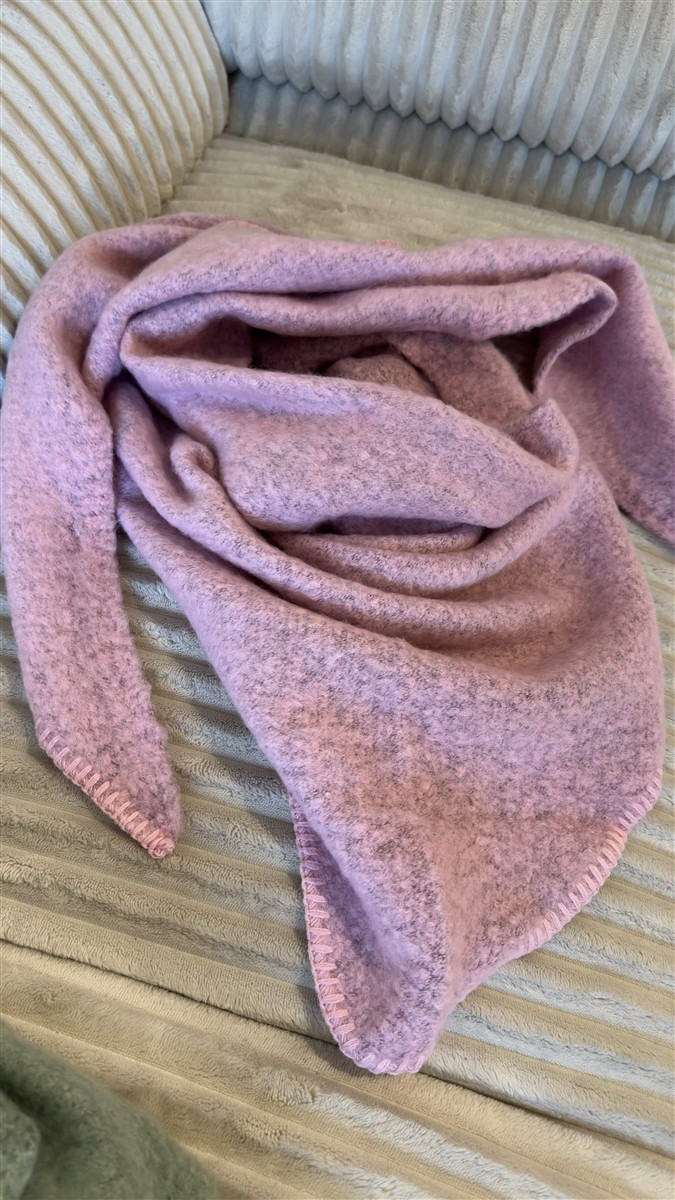 Kuschelschal rosa