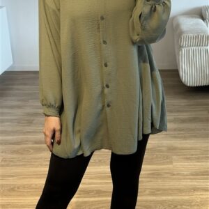 Longbluse feel good khaki
