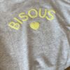sweater bisous hellgrau