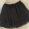 Flatterrock schwarz