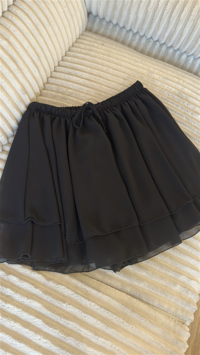 Flatterrock schwarz