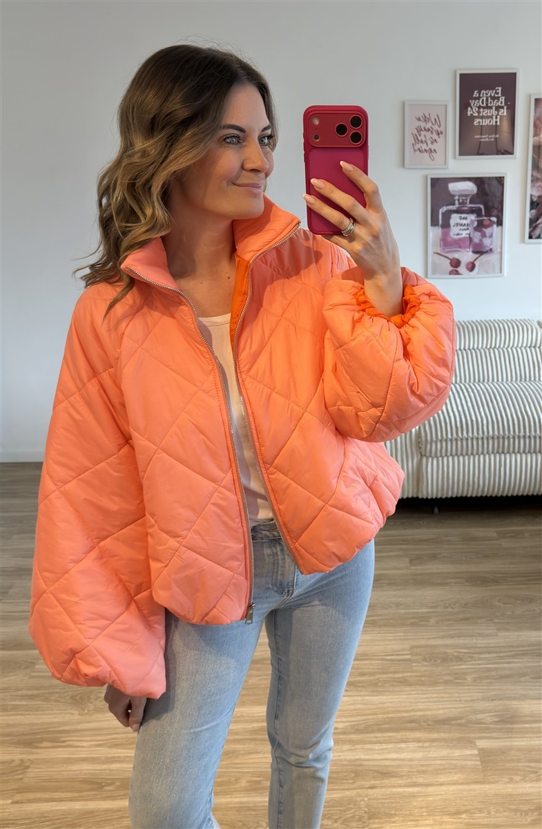 Ballonjacke orange 1