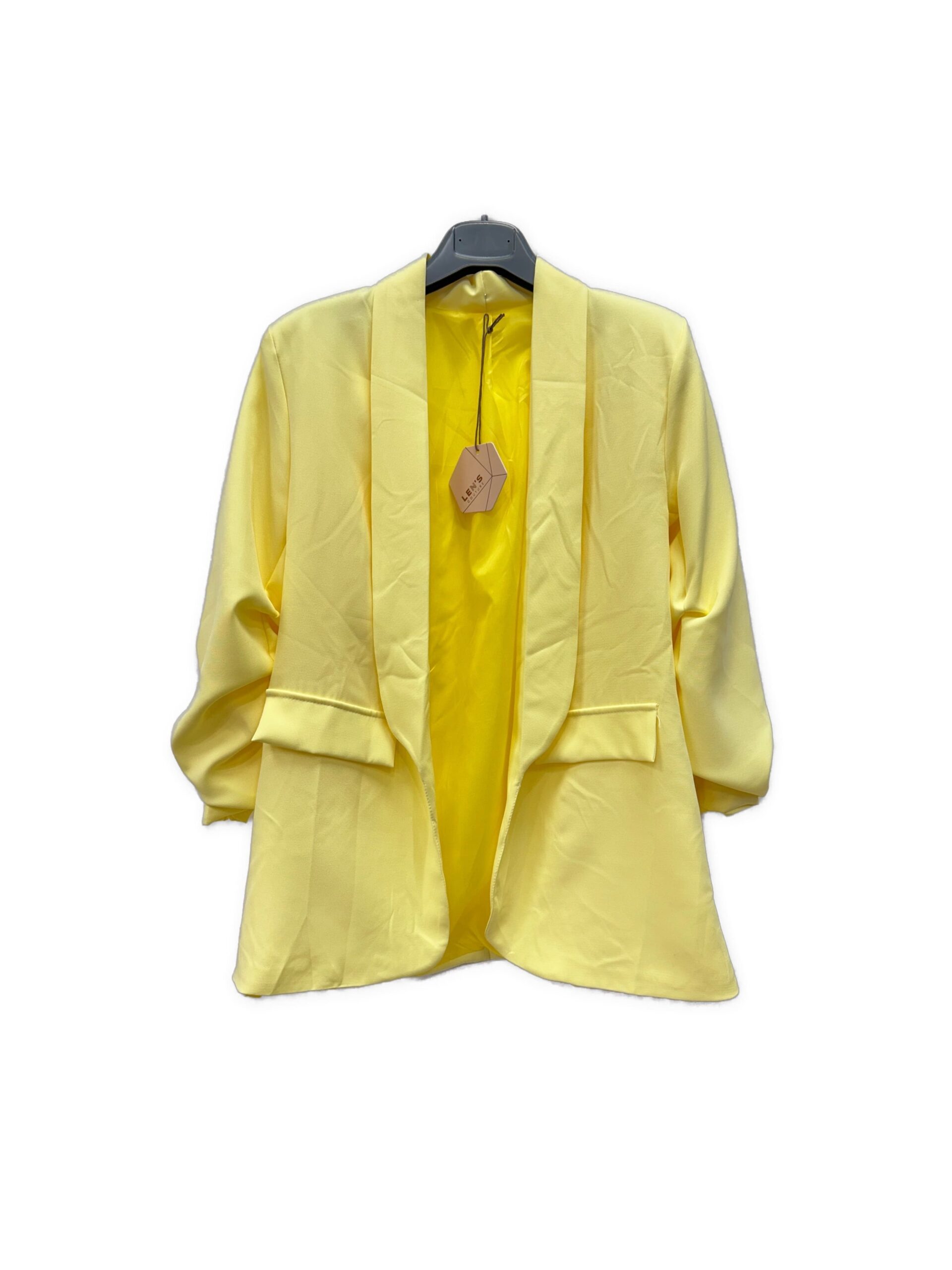 Oversize Blazer curvy gelb