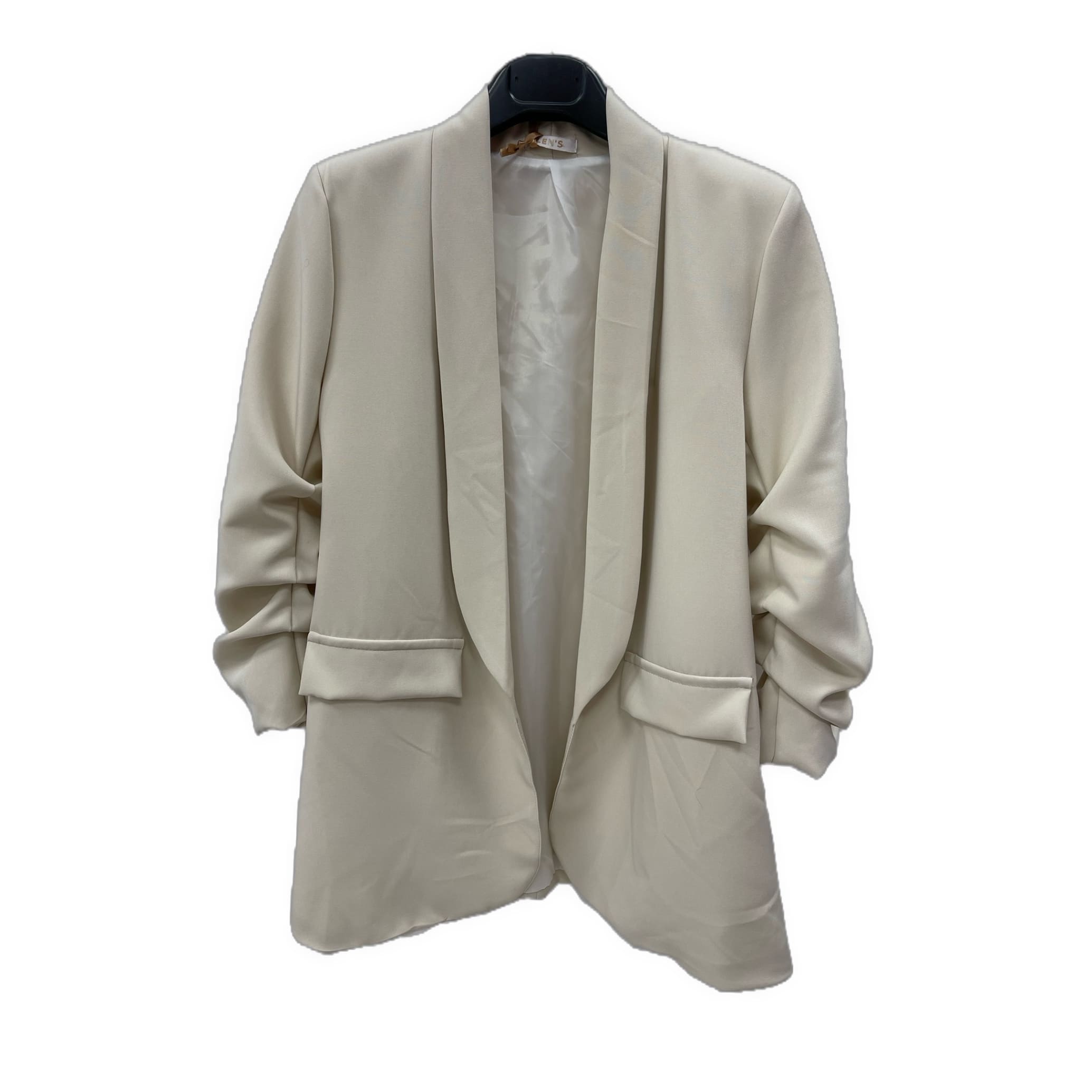 Oversize Blazer curvy grau