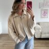 Ballonjacke beige