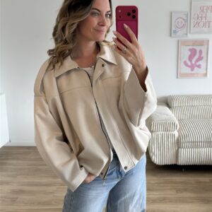 Ballonjacke beige 