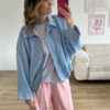 Ballonjacke hellblau