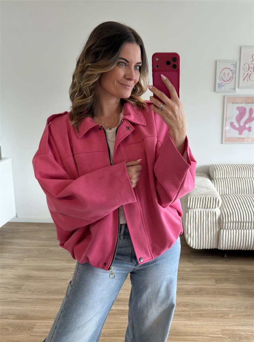 Ballonjacke pink