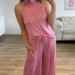 Streifenhose pink vibes 2