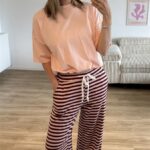 Streifenhose ciozy beere