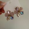 Blumen Ohrringe rosa