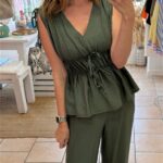 Zweiteiler Sommer khaki