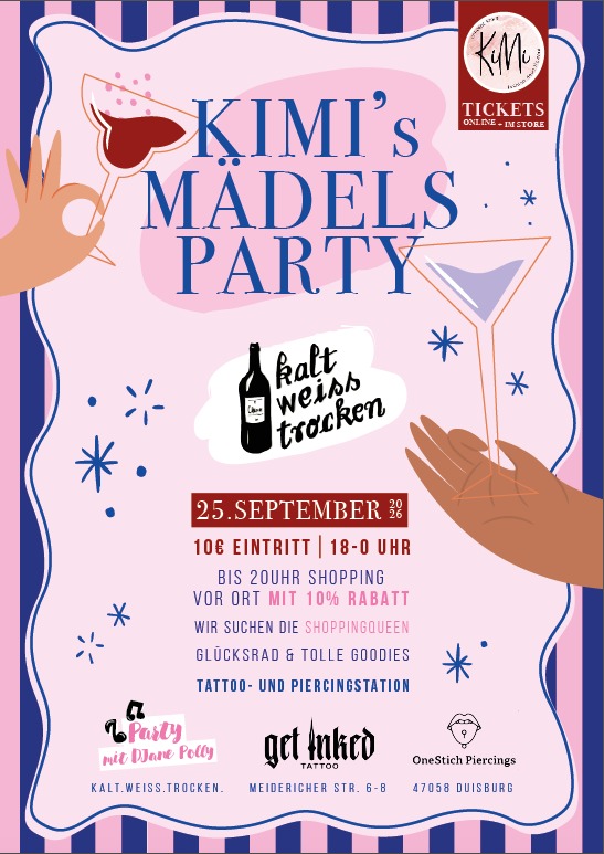 Kimis Mädels Party 2026