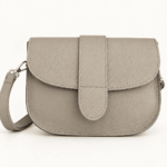 Ledertasche beige