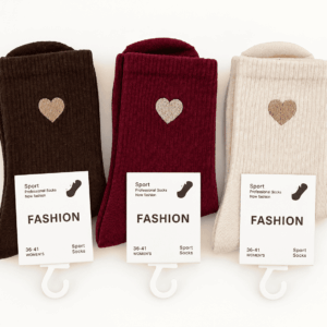 Tennissocken Herz gemischt