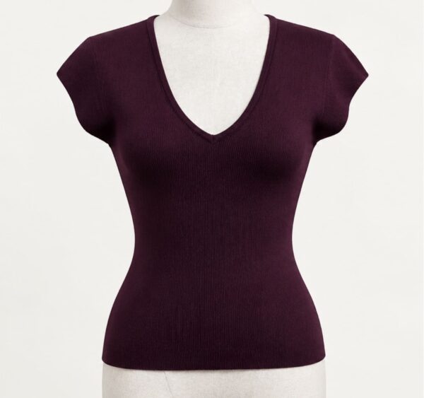 Basicshirt bordeaux