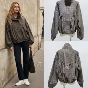 Blousonjacke Karo